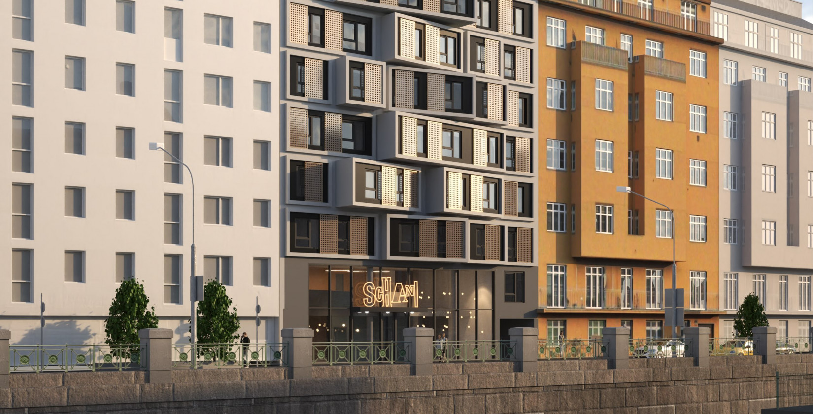 Fassade des Hotel Schani Naschmarkt