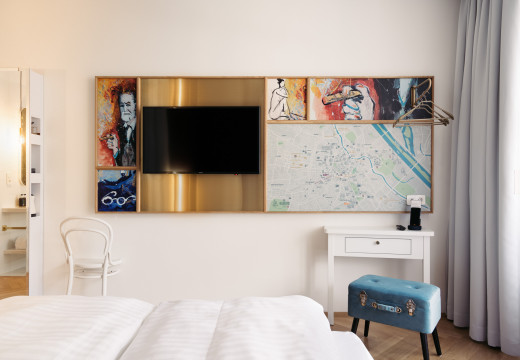 Zimmer im Hotel Schani Salon auf der Mariahilfer Straße