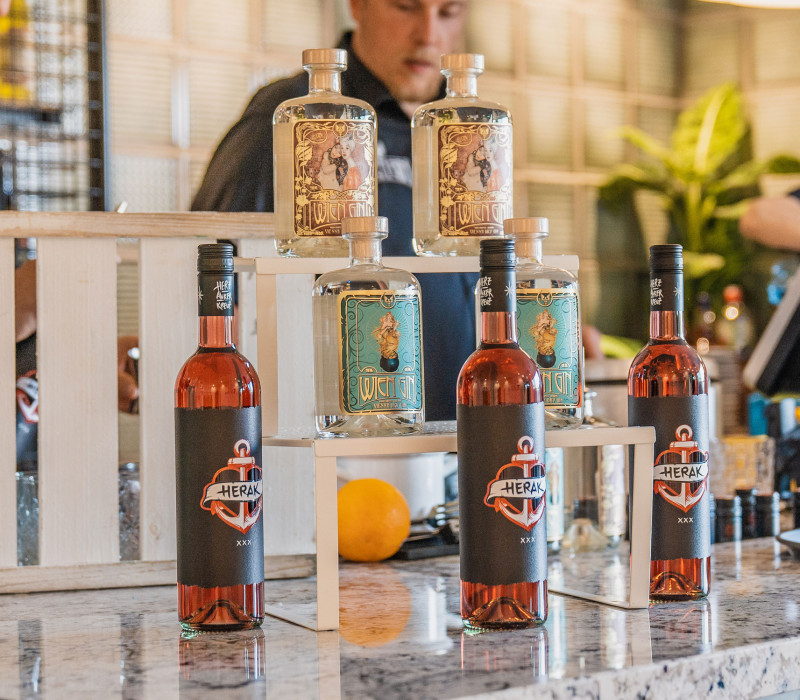 Bar in the Rooftop event space at Hotel Schani Wien