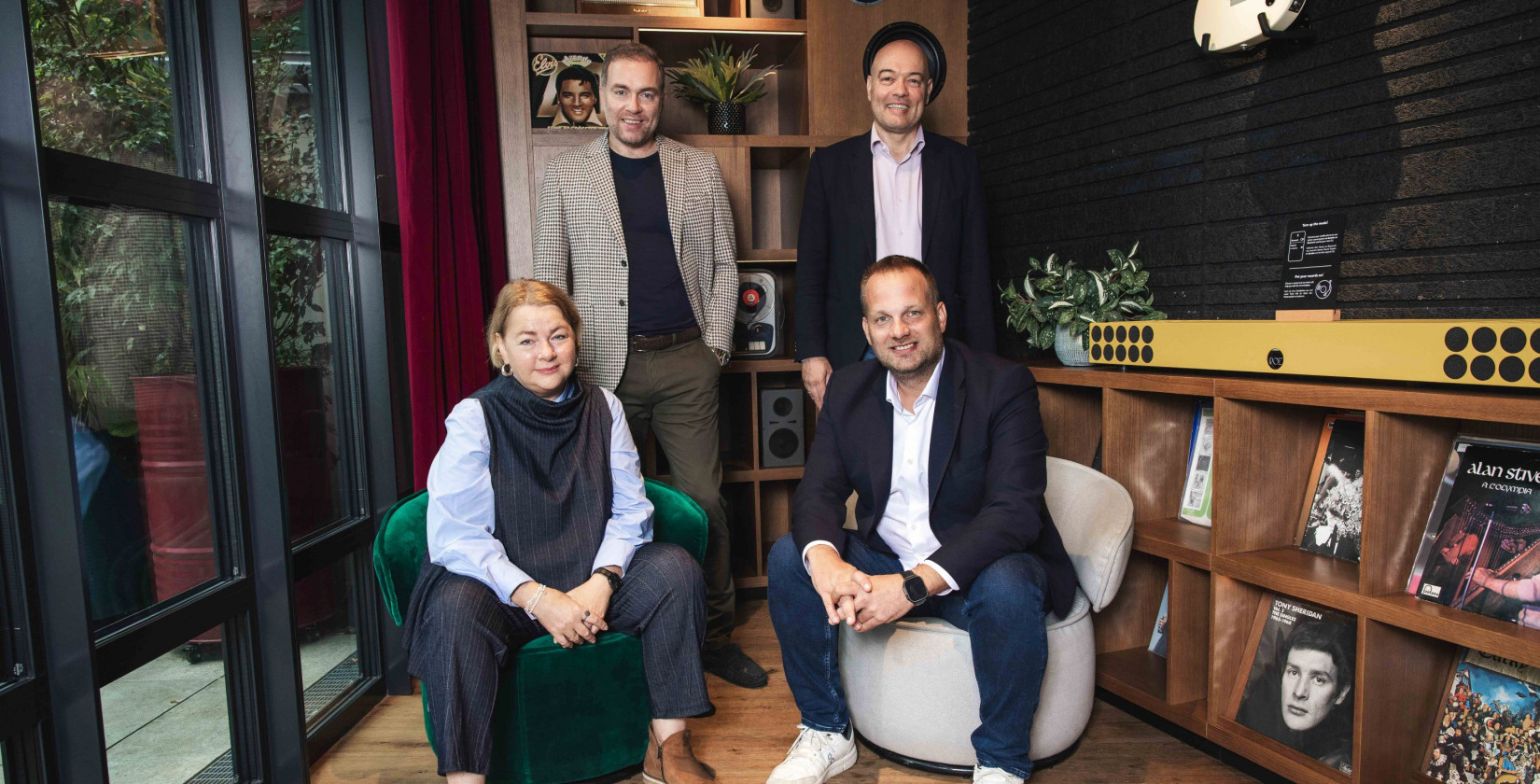 Führungsebene der Schani Hotels: Benedikt, Alexander, Fanny und Markus