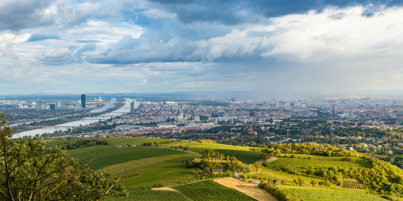 Panorama view of Vienna