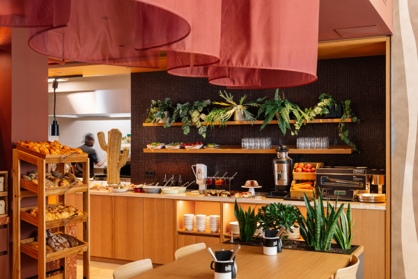 Frühstücksbuffet im Hotel Schani City