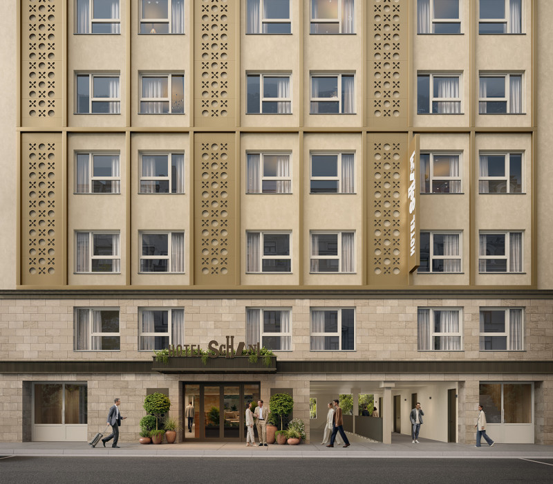 Außenansicht des Hotel Schani City im 2. Bezirk in Wien