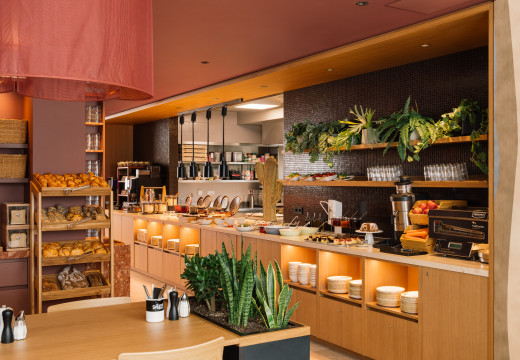 Frühstücksbuffet im Hotel Schani City