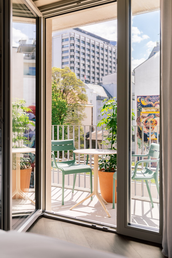 Zimmer mit Balkon im Hotel Schani City