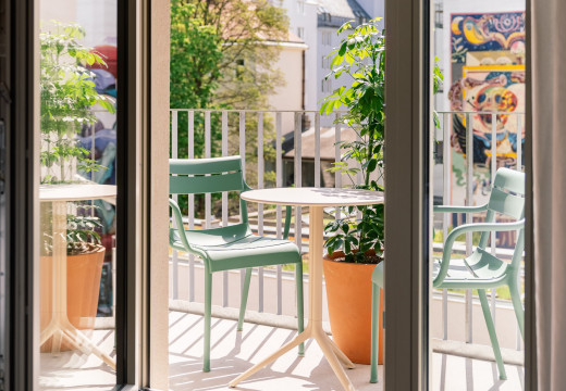 Zimmer mit Balkon im Hotel Schani City