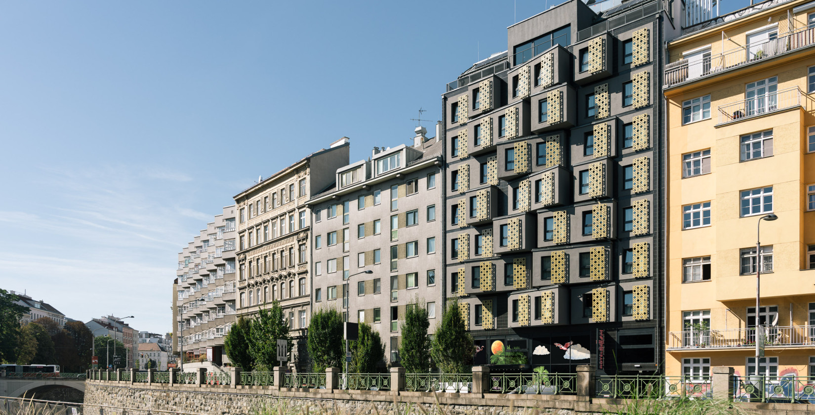 Außenansicht vom Hotel Schani Naschmarkt