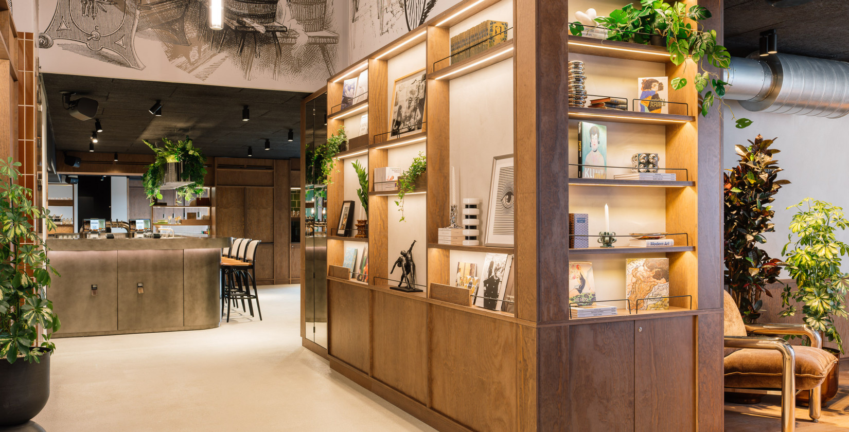 Lobby und Rezeption im Hotel Schani Naschmarkt