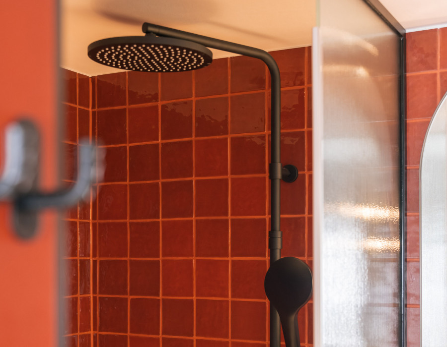 Regendusche in einem Hotelzimmer im Hotel Schani Naschmarkt