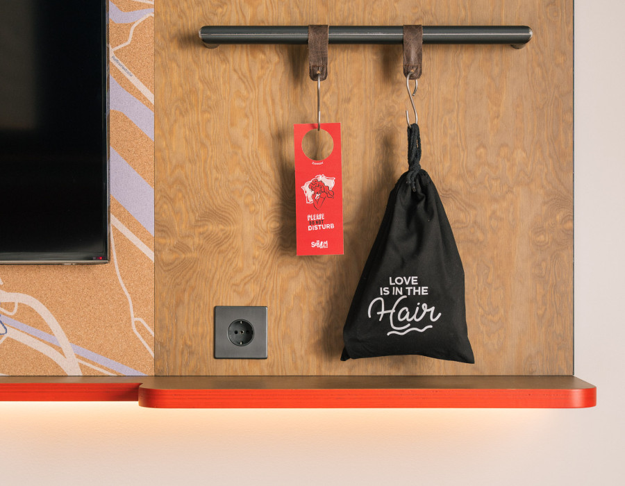 Föhn in einem Beutel im Hotel Schani Naschmarkt