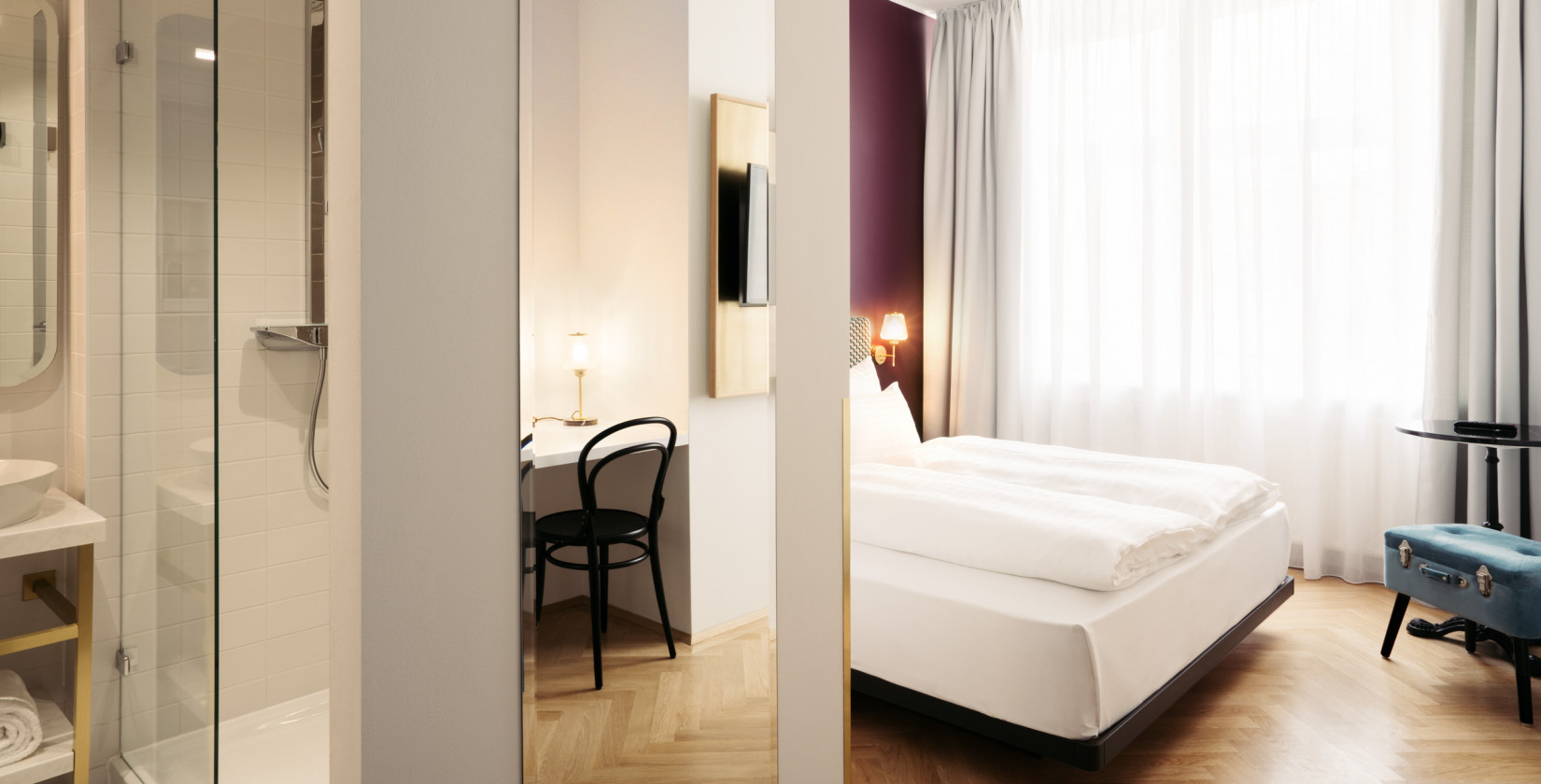 Smart Atrium Zimmer im Boutique Hotel Schani Salon in Wien