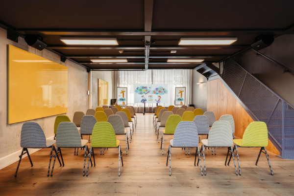 Theatre style seating in Schani's Ground Floor