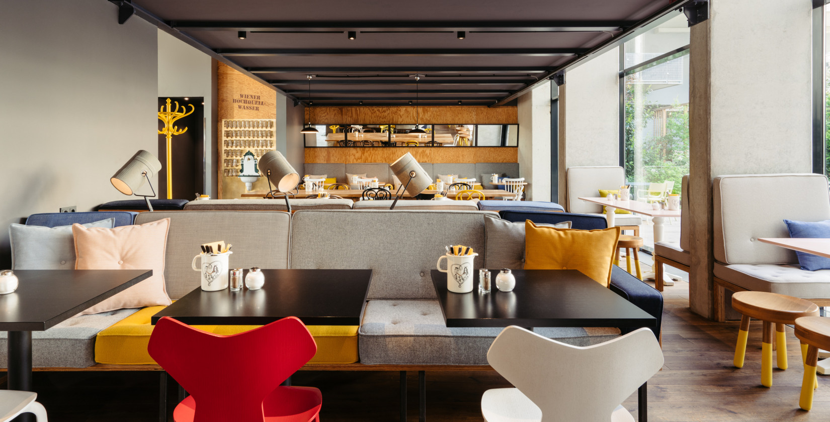 Lobby im Hotel schani Wien beim Hauptbahnhof