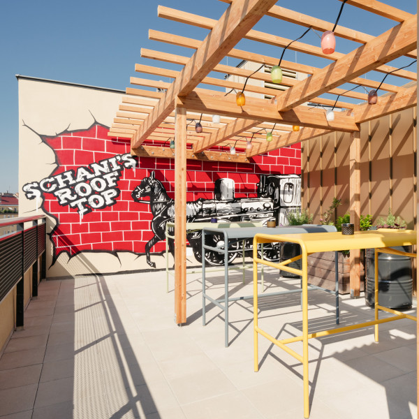 Terrace on Schani's Rooftop in Vienna