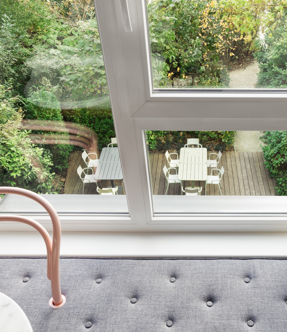 View of the garden from a Smart Garden Room