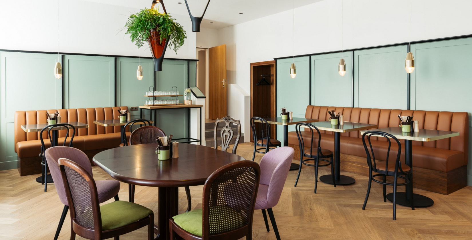 Frühstücksraum m Bio-Hotel Schani Wienblick