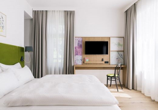 Smart Double Zimmer im Bio-Hotel Schani Wienblick