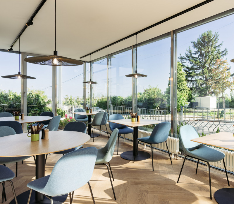 Wintergarten im Bio-Hotel Schani Wienblick
