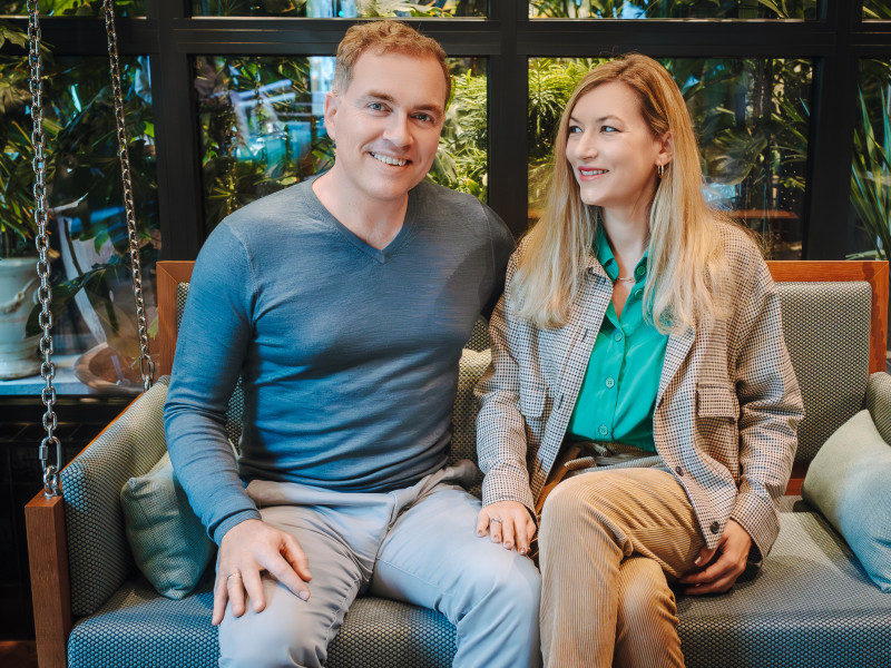 Portrait von Benedikt und Juliette Komarek