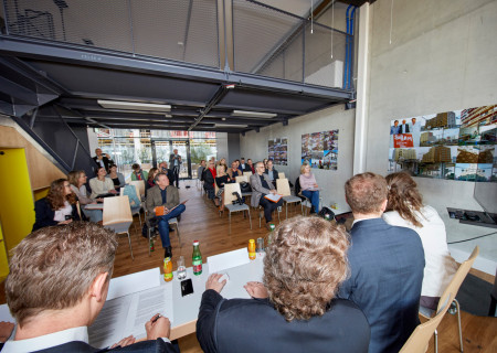 Pressekonferenz bei der Eröffnungsfeier