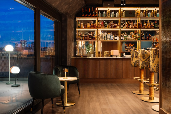 Blick auf Wien aus der Vieami Rooftop Bar