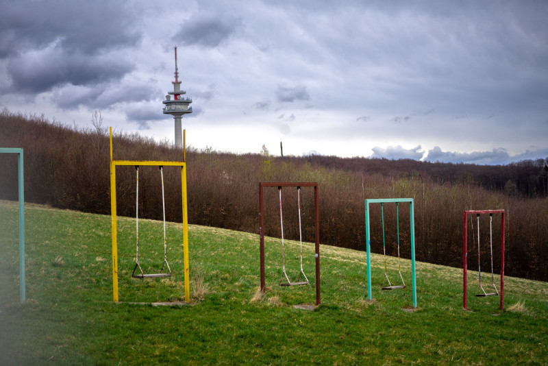 Schaukeln auf Sophienalpe in Wien