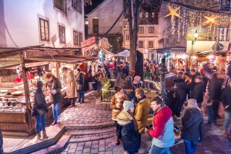 Weihnachtsmarkt am Spittelberg in Wien